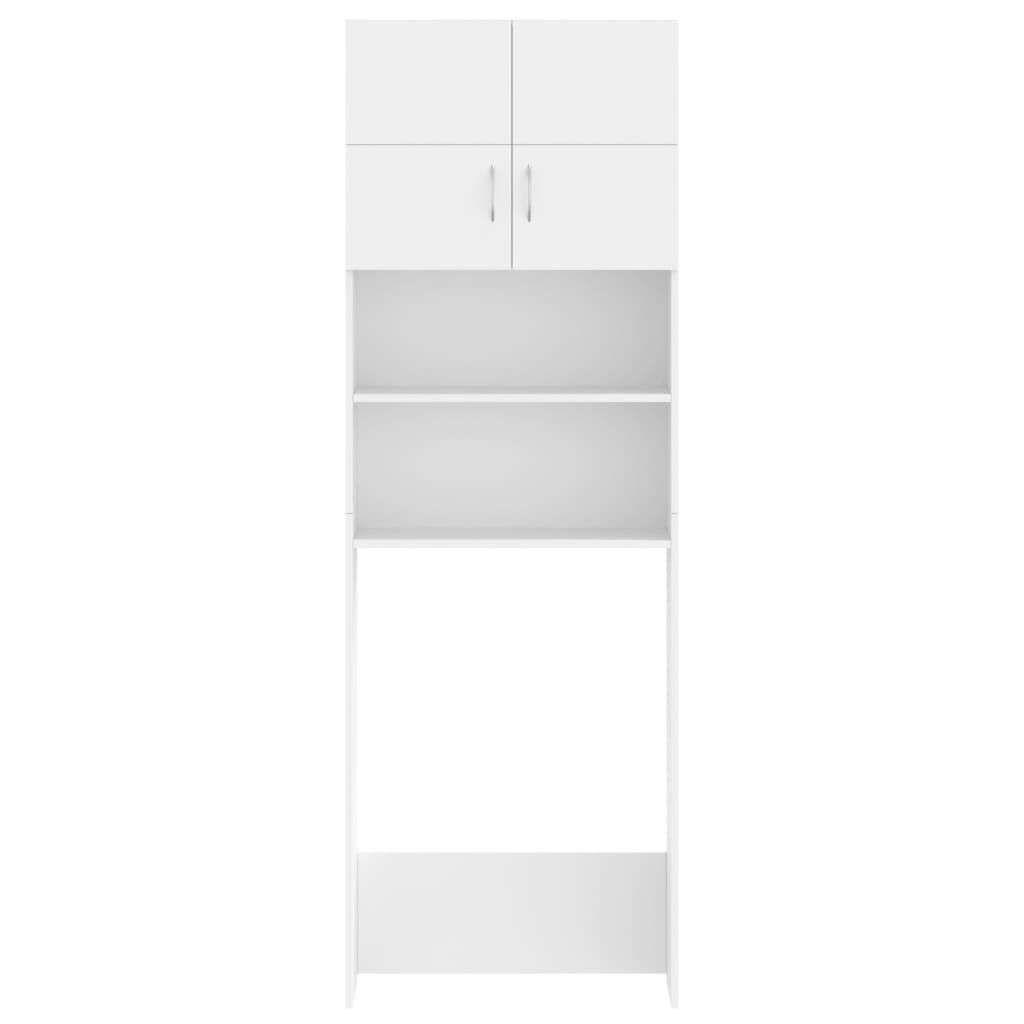 Washing Machine Cabinet Set White Engineered Wood Price