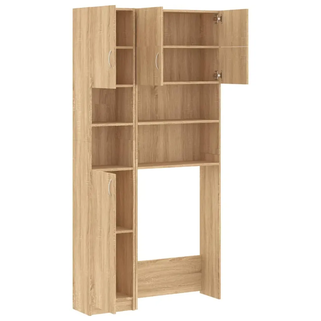 Washing Machine Cabinet Set Sonoma Oak Engineered Wood Price