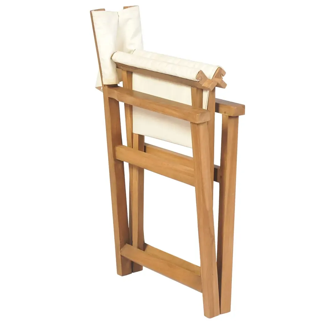 Folding Director's Chairs 2 pcs Solid Teak Wood Price