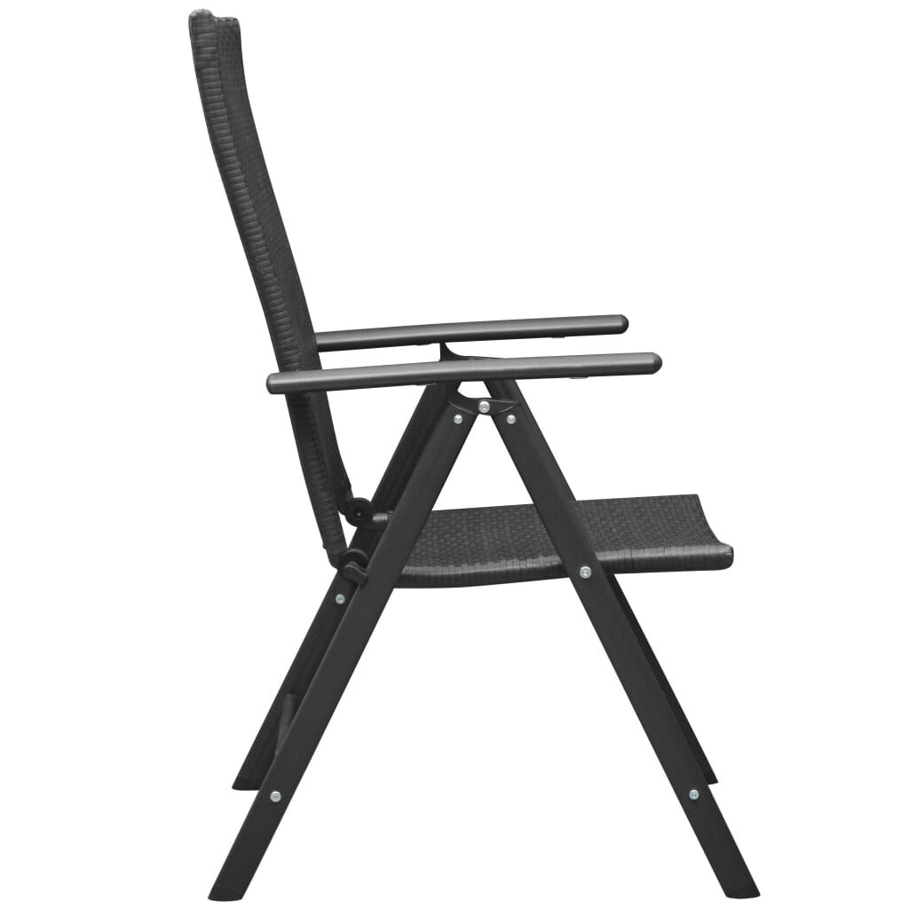 7 Piece Garden Dining Set Black Price