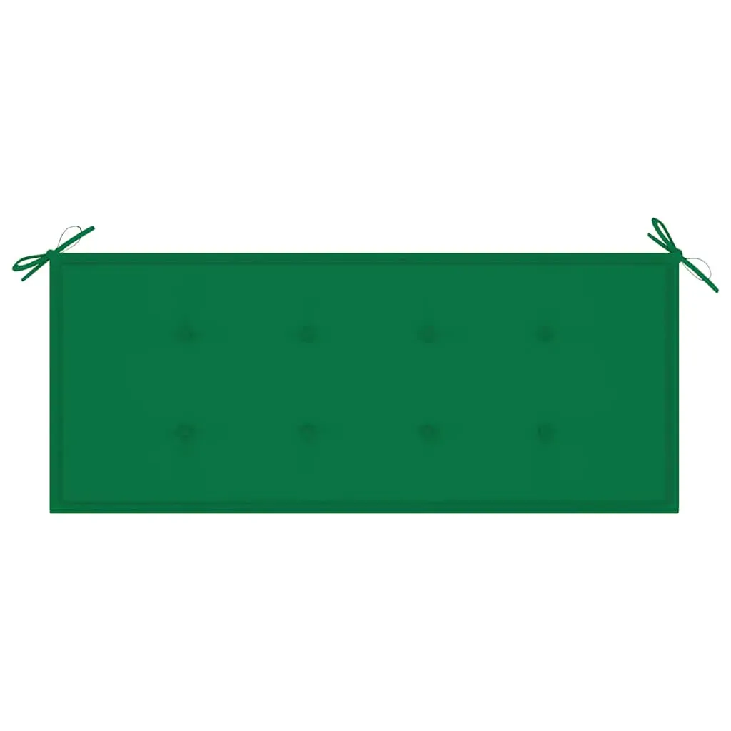 Garden Bench with Cushion 120 cm Bamboo Price