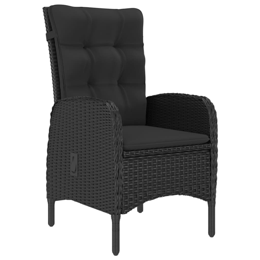 7 Piece Garden Dining Set Black Price