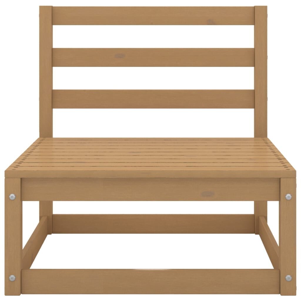 12 Piece Garden Lounge Set Honey Brown Solid Pinewood Price