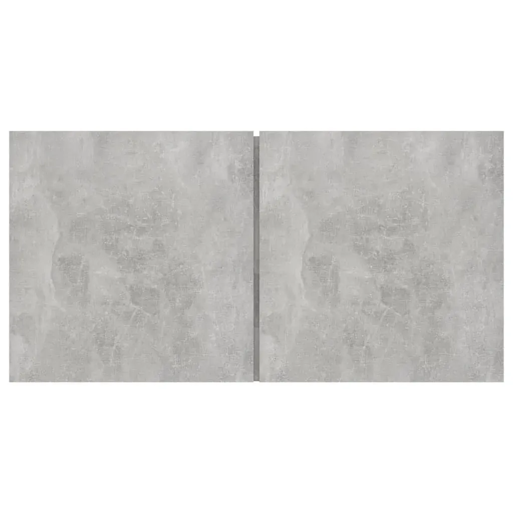 10 Piece TV Cabinet Set Concrete Grey Engineered Wood Price