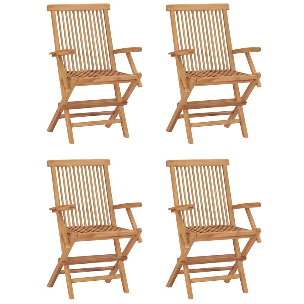 5 Piece Folding Outdoor Dining Set Solid Wood Teak Price
