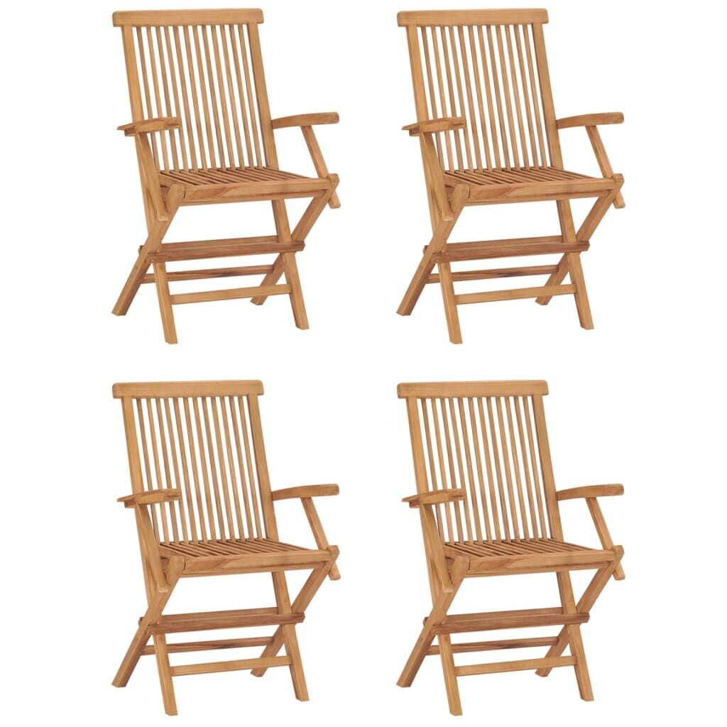5 Piece Folding Outdoor Dining Set Solid Wood Teak Price