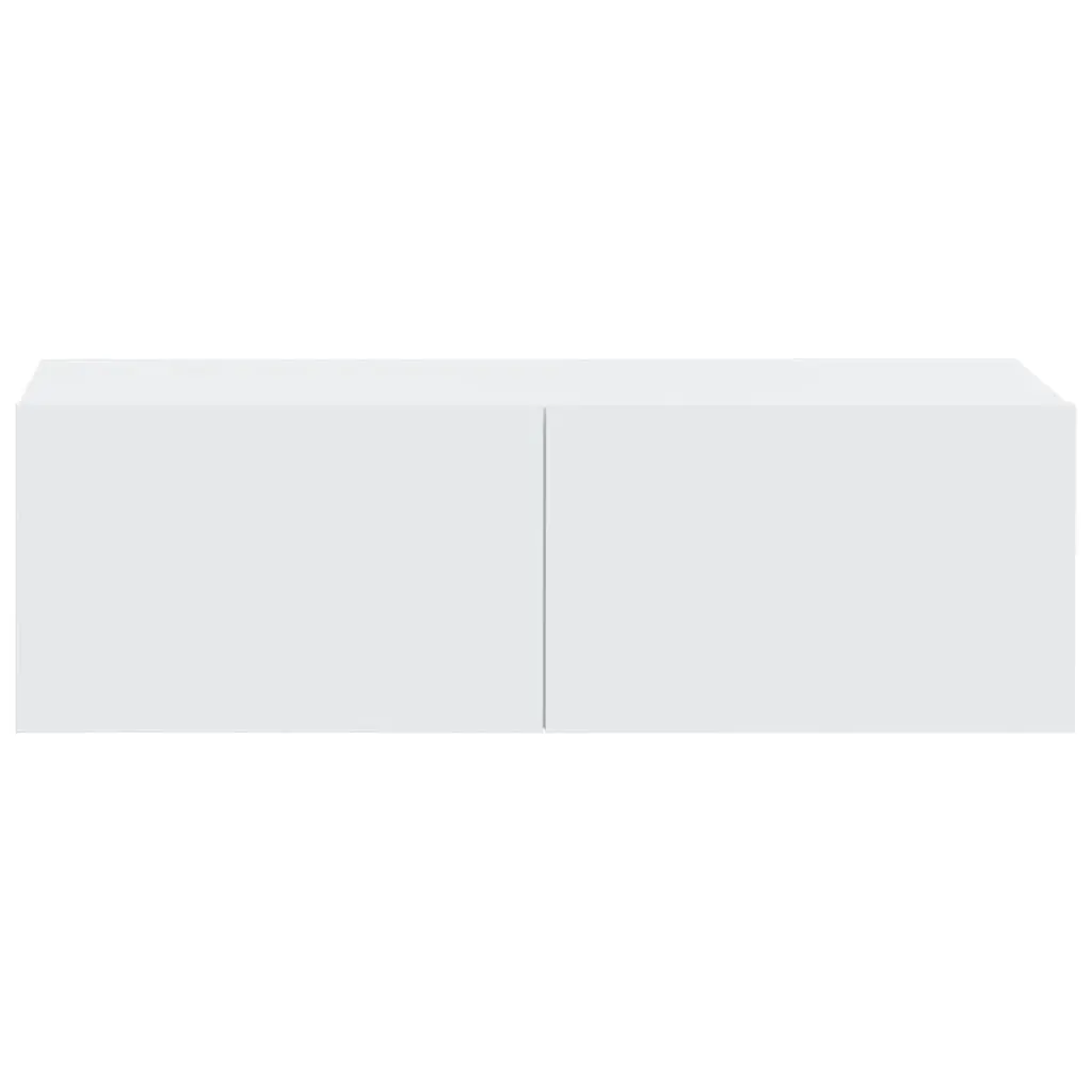 4 Piece TV Cabinet Set White Engineered Wood Price