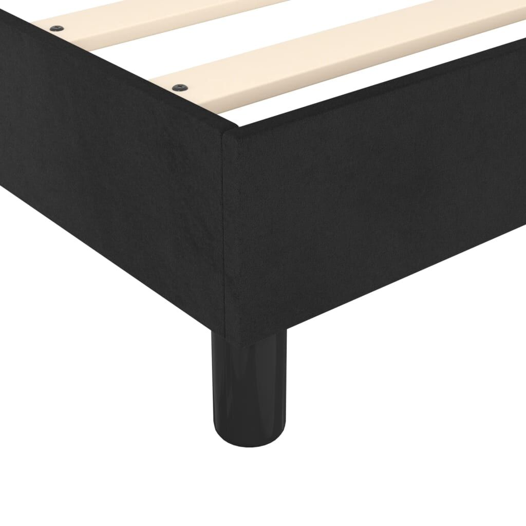 Bed Frame without Mattress Black Queen Velvet Price
