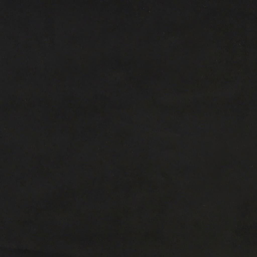 Bed Frame without Mattress Black Double Velvet Price