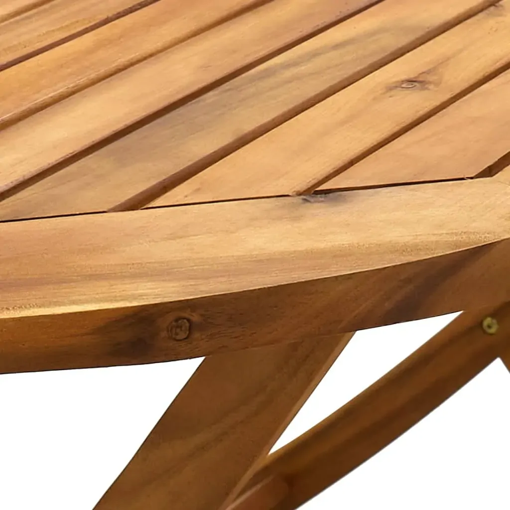 Folding Garden Table 160x85x75 cm Solid Acacia Wood Price