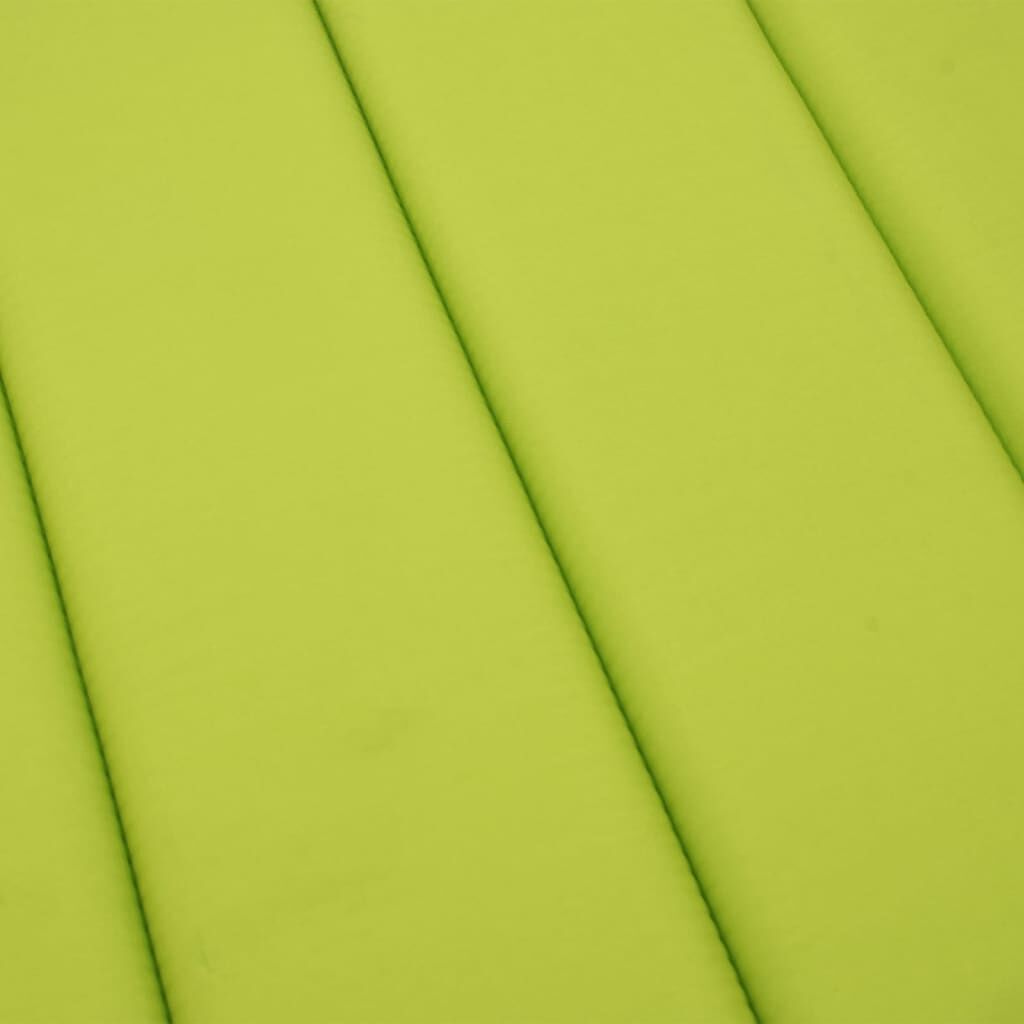 Sun Lounger Cushion Bright Green 200x60x3cm Oxford Fabric Price