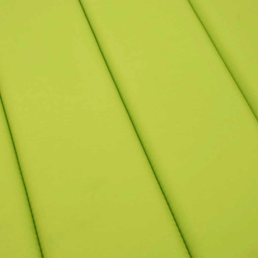 Sun Lounger Cushion Bright Green 200x70x3cm Oxford Fabric Price