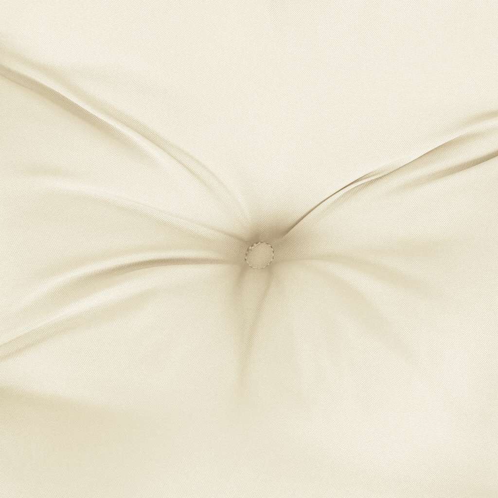 Garden Bench Cushion Cream White 200x(50+50)x7cm Oxford Fabric Price