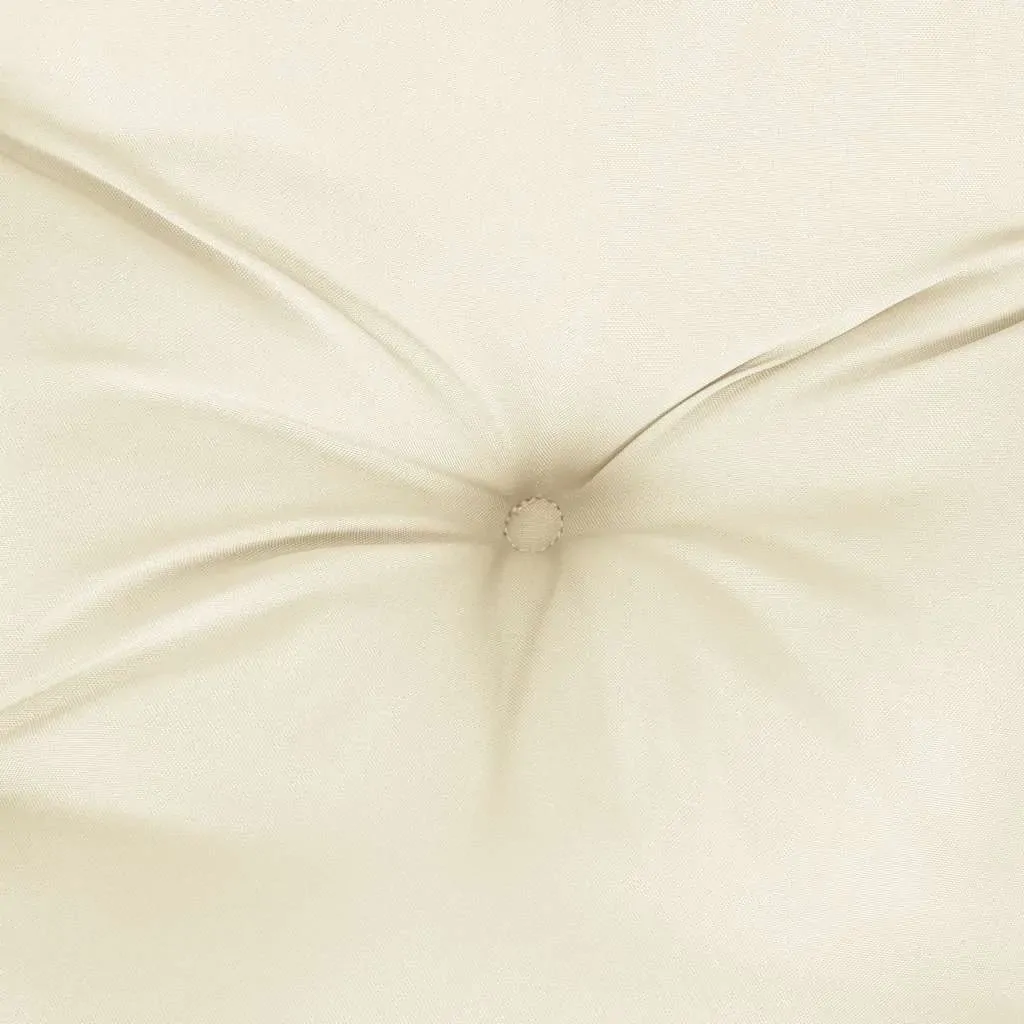 Garden Bench Cushion Cream White 200x(50+50)x7cm Oxford Fabric Price