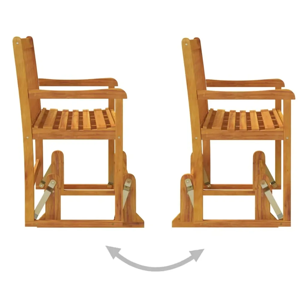 Garden Swing Bench 110 cm Solid Acacia Wood Price