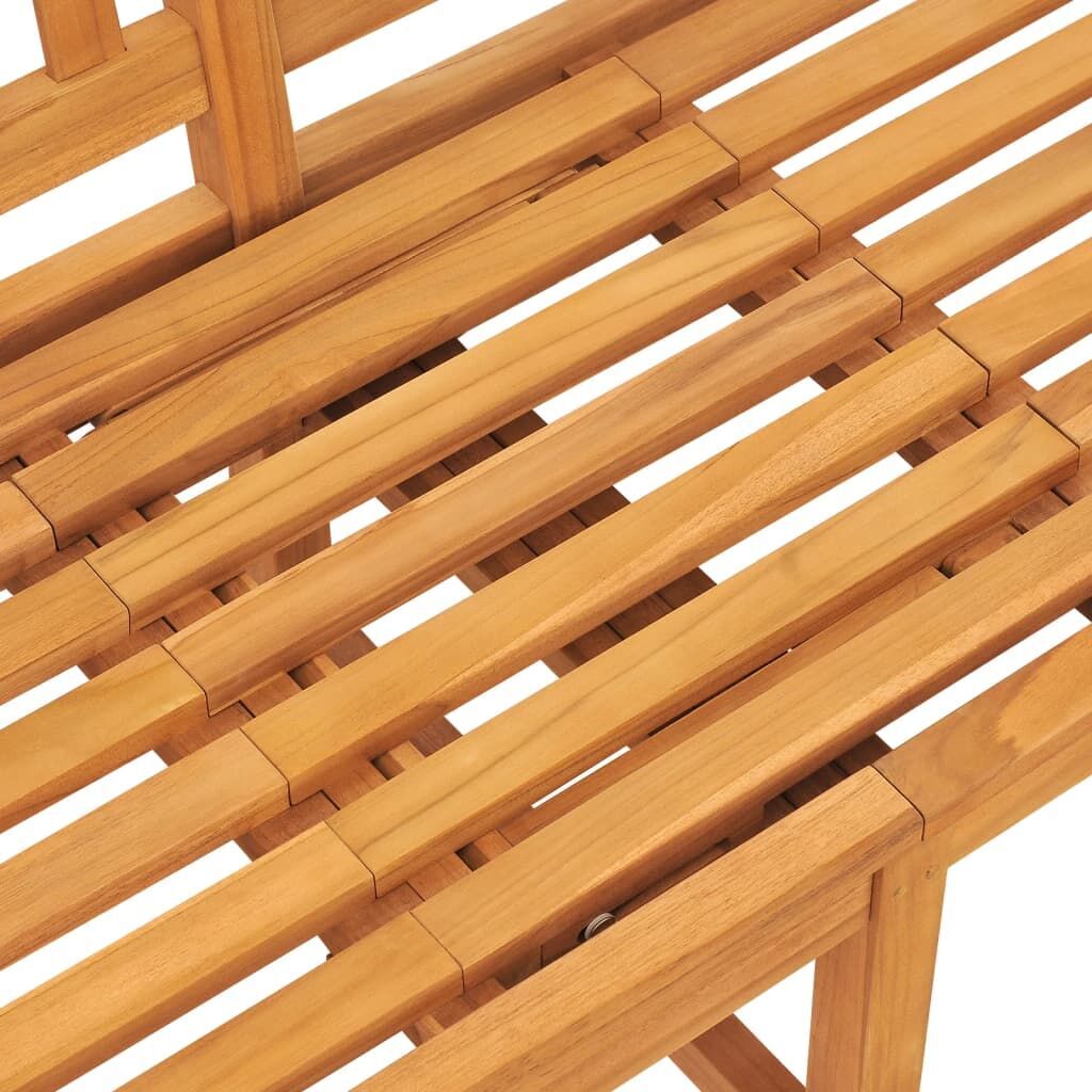 3-Seater Garden Bench with Table 150 cm Solid Teak Wood Price