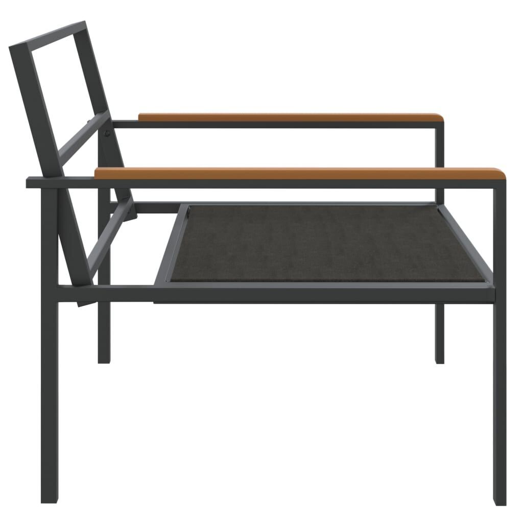 4 Piece Garden Lounge Set with Cushions Anthracite Steel Price