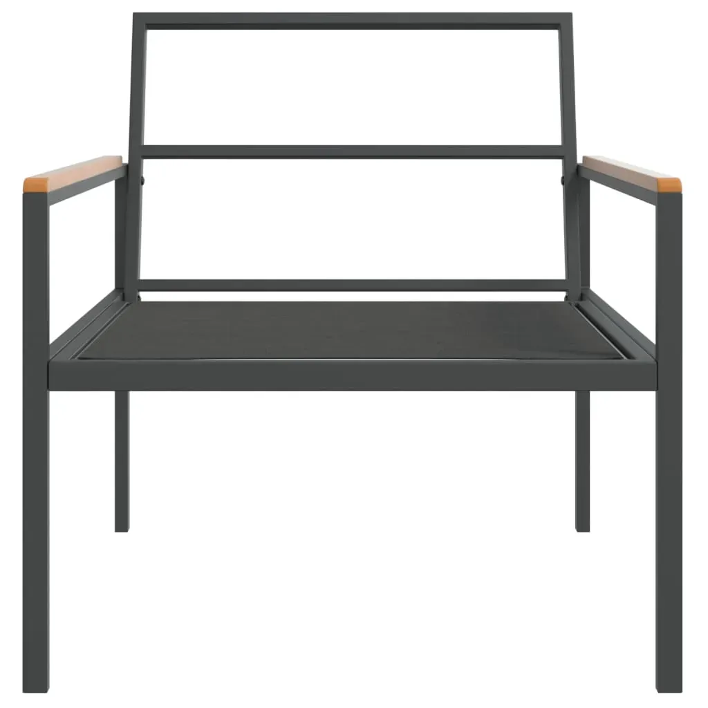 4 Piece Garden Lounge Set with Cushions Anthracite Steel Price