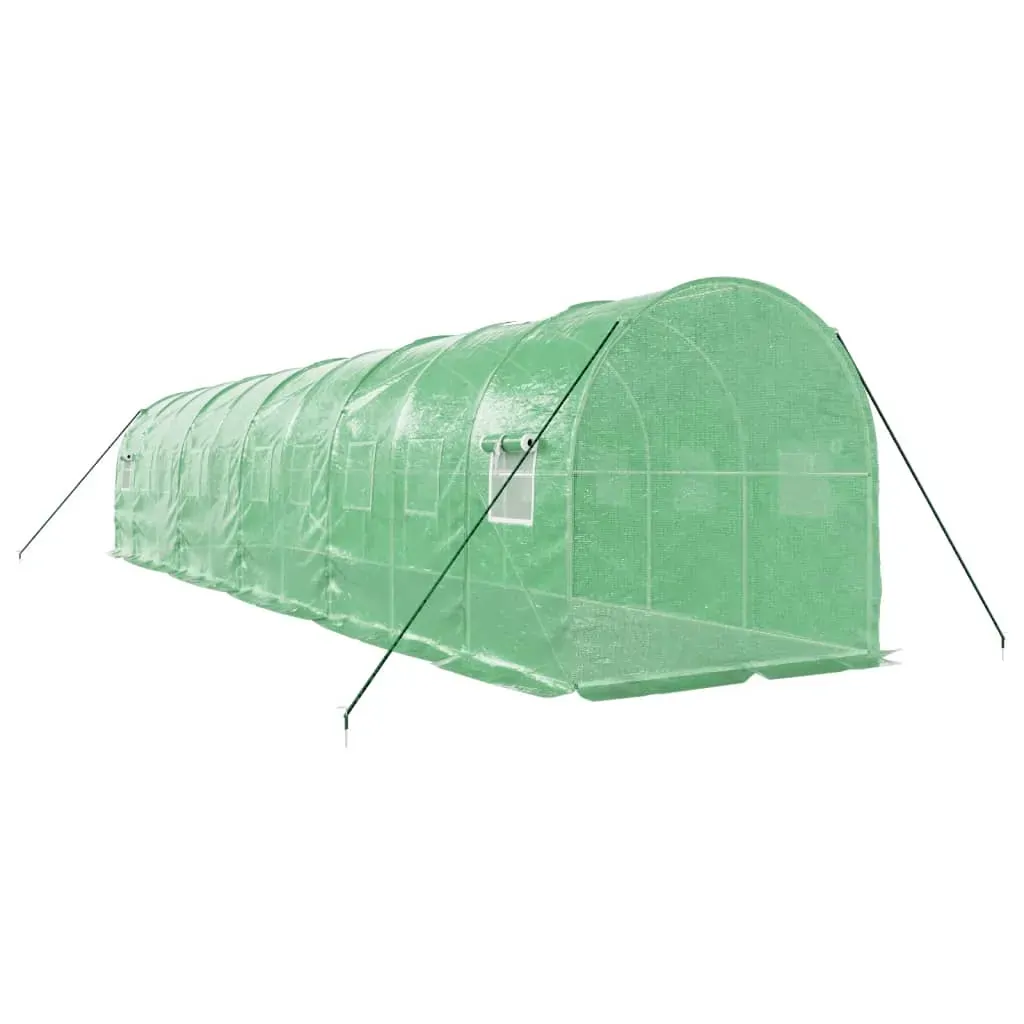 Greenhouse with Steel Frame Green 20 m² 10x2x2 m Price