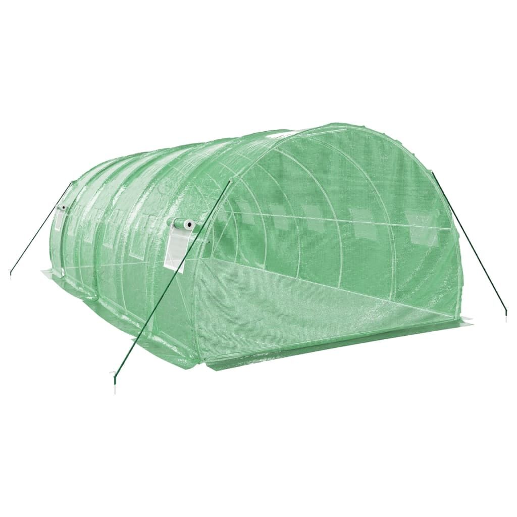 Greenhouse with Steel Frame Green 18 m² 6x3x2 m Price