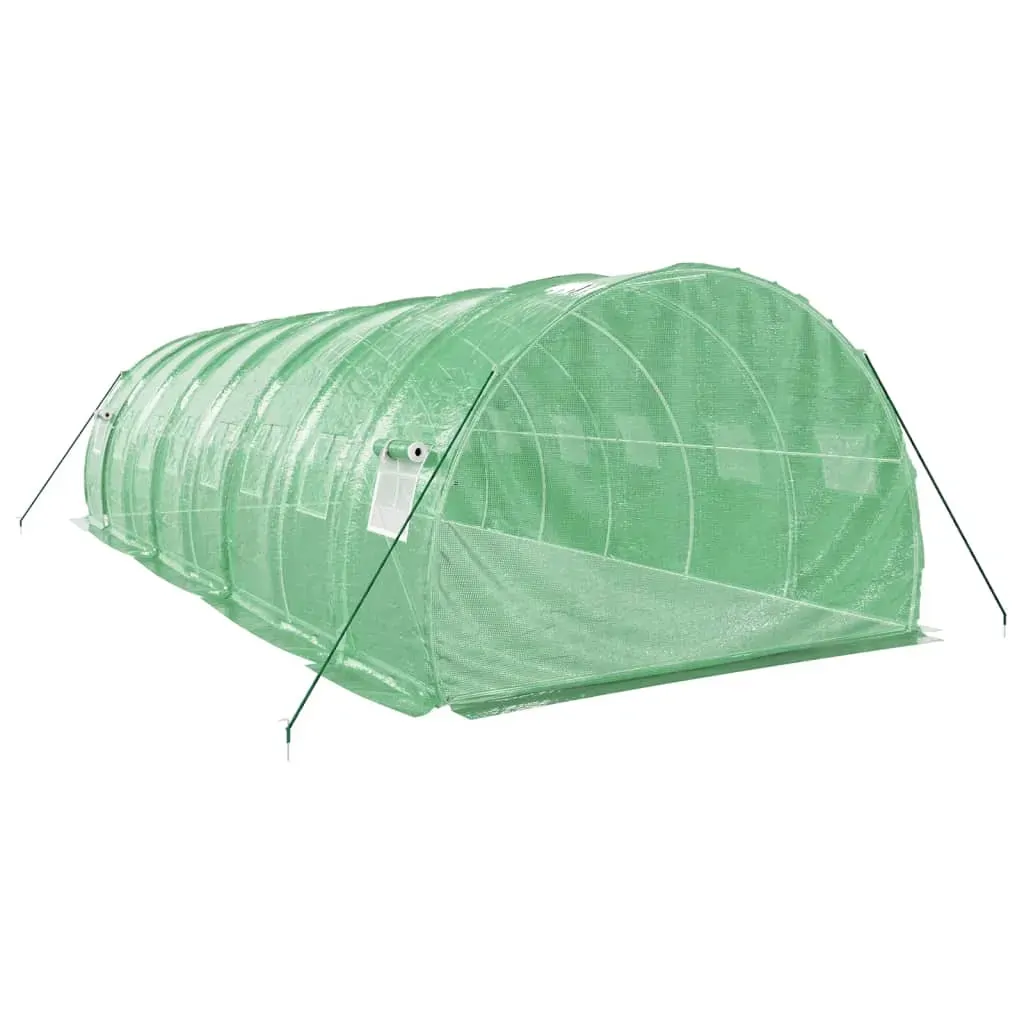 Greenhouse with Steel Frame Green 24 m² 8x3x2 m Price