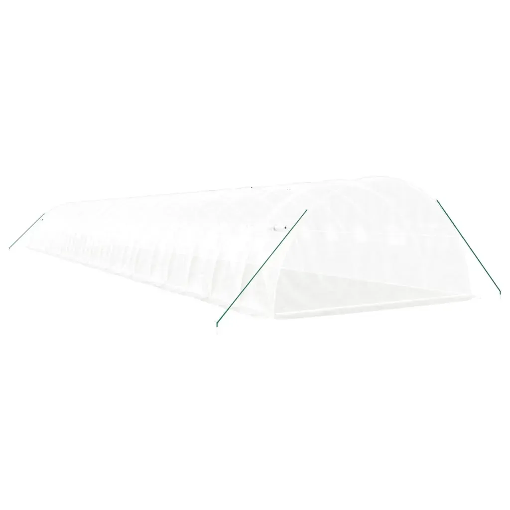 Greenhouse with Steel Frame White 80 m² 20x4x2 m Price