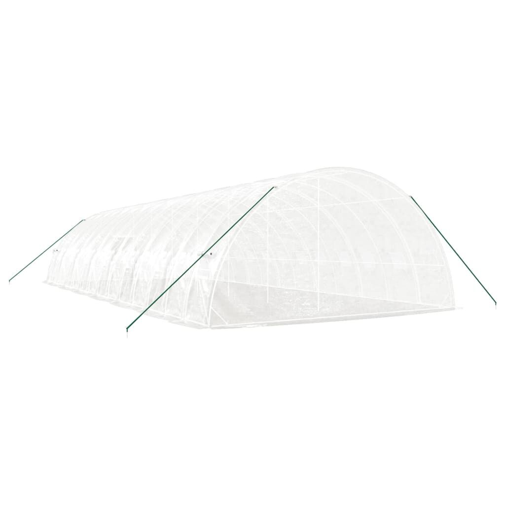 Greenhouse with Steel Frame White 84 m² 14x6x2.85 m Price
