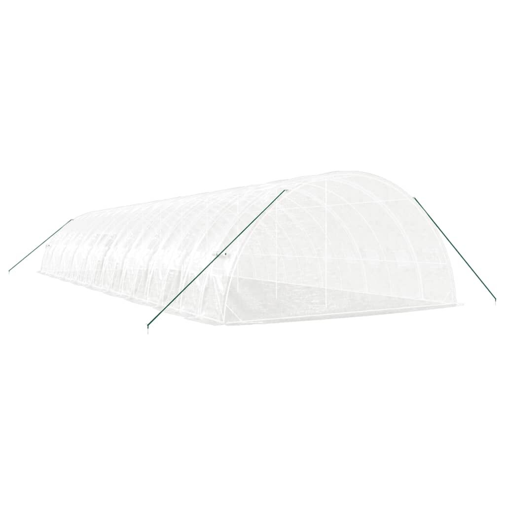 Greenhouse with Steel Frame White 108 m² 18x6x2.85 m Price