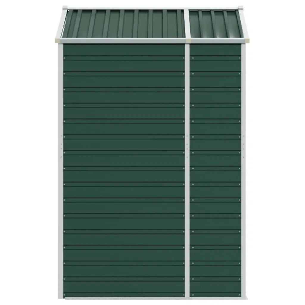 Garden Shed Green 191x130x198 cm Galvanised Steel Price