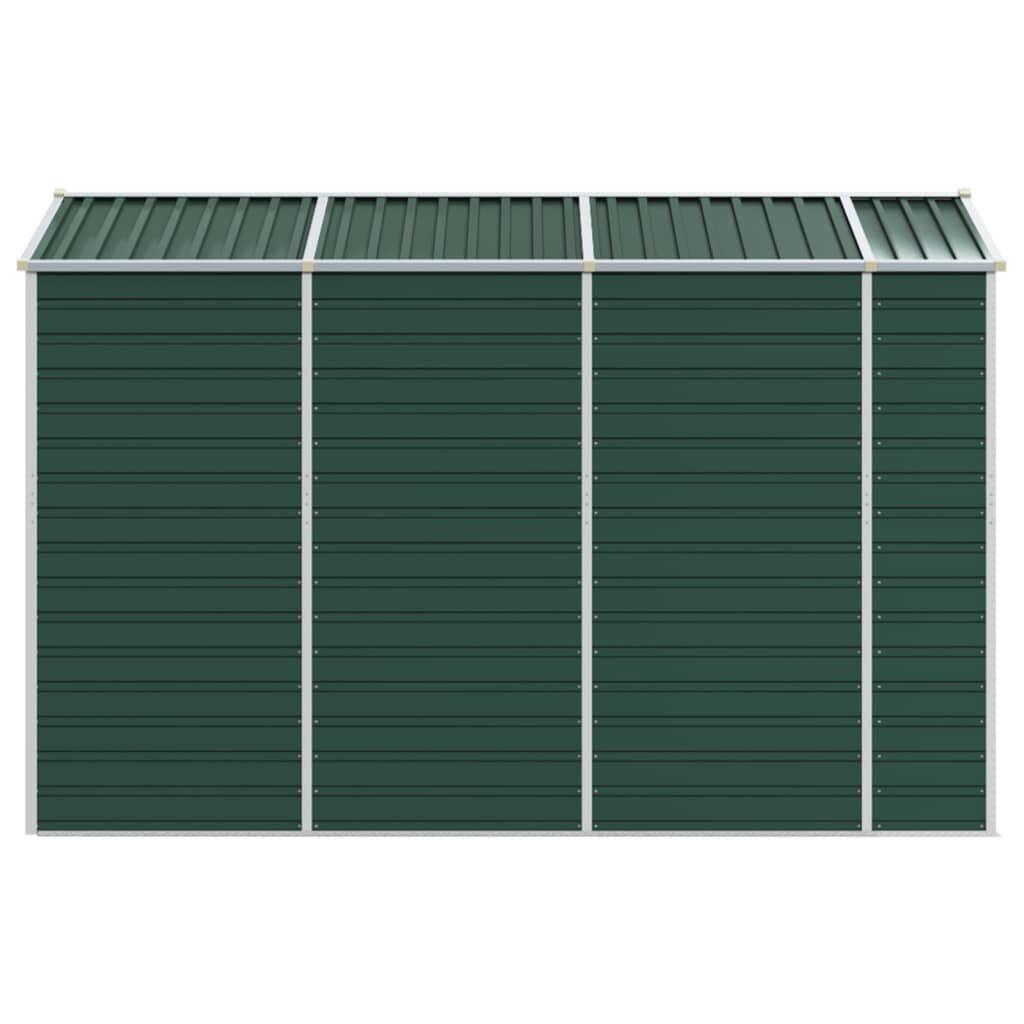 Garden Shed Green 191x300x198 cm Galvanised Steel Price