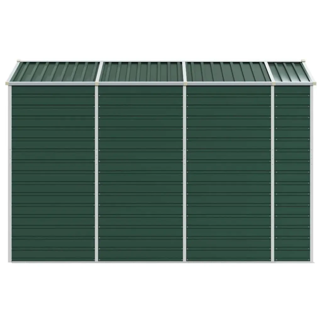 Garden Shed Green 191x300x198 cm Galvanised Steel Price