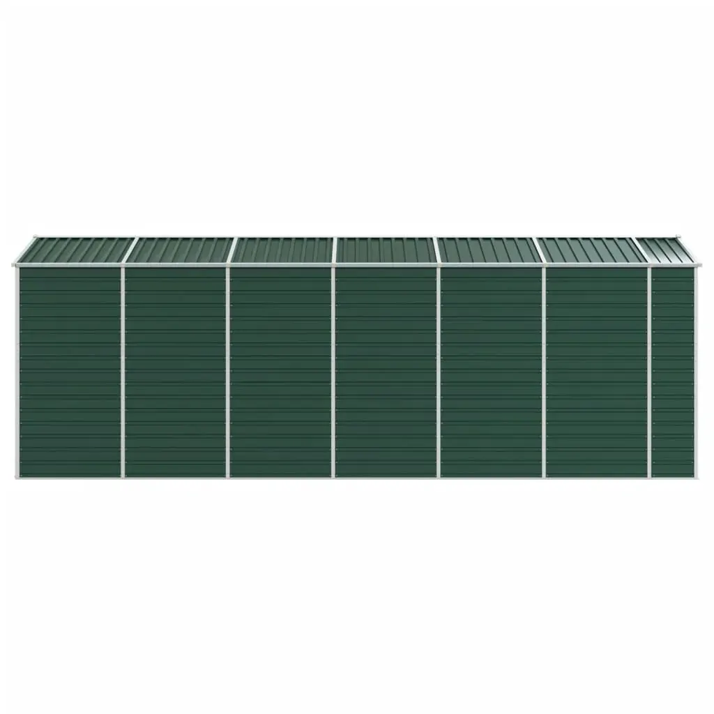Garden Shed Green 191x555x198 cm Galvanised Steel Price