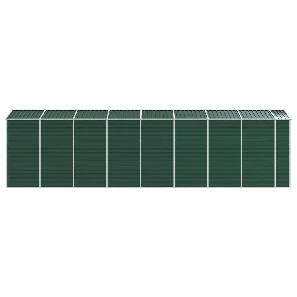 Garden Shed Green 191x725x198 cm Galvanised Steel Price