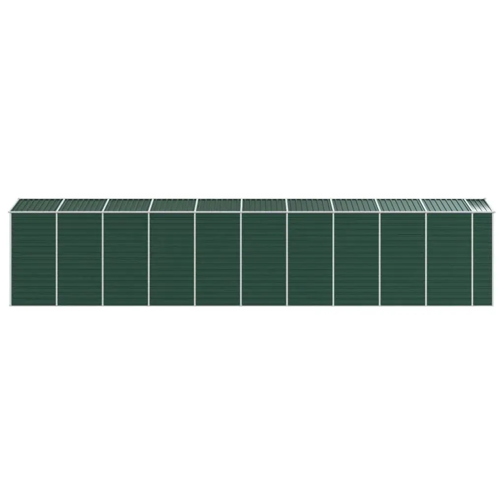 Garden Shed Green 191x895x198 cm Galvanised Steel Price