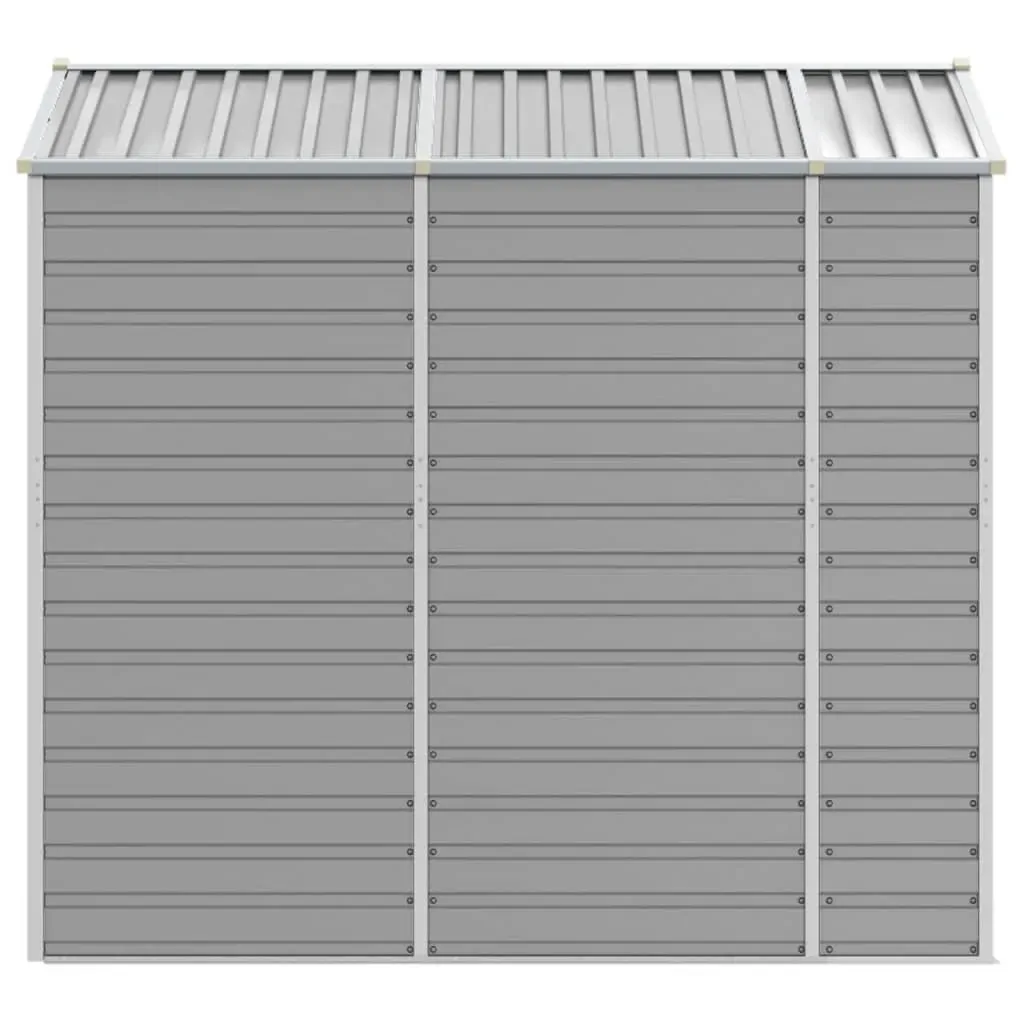 Garden Shed Light Grey 191x215x198 cm Galvanised Steel Price