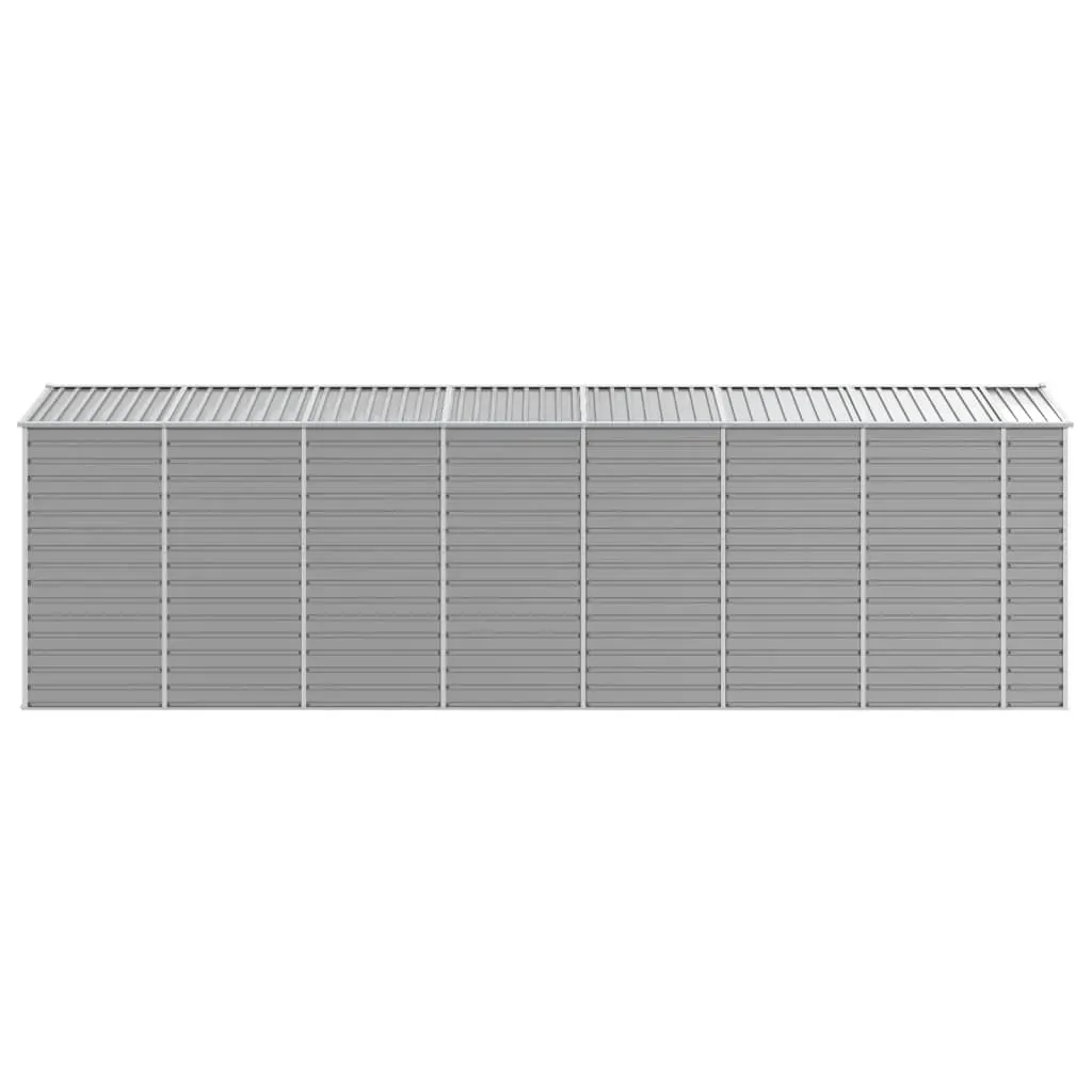Garden Shed Light Grey 191x640x198 cm Galvanised Steel Price