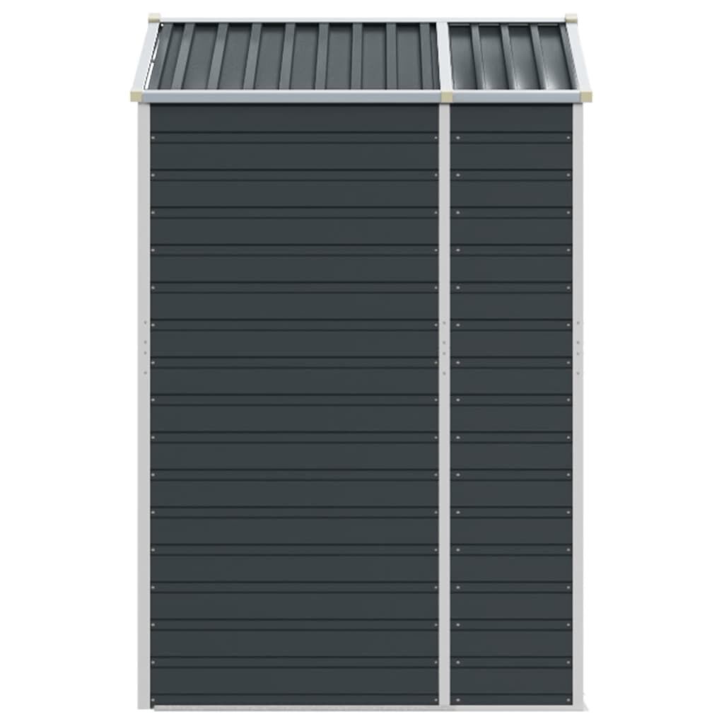Garden Shed Anthracite 191x130x198 cm Galvanised Steel Price