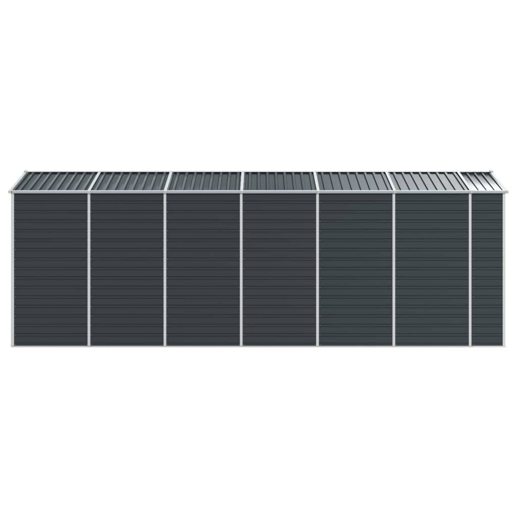 Garden Shed Anthracite 191x555x198 cm Galvanised Steel Price