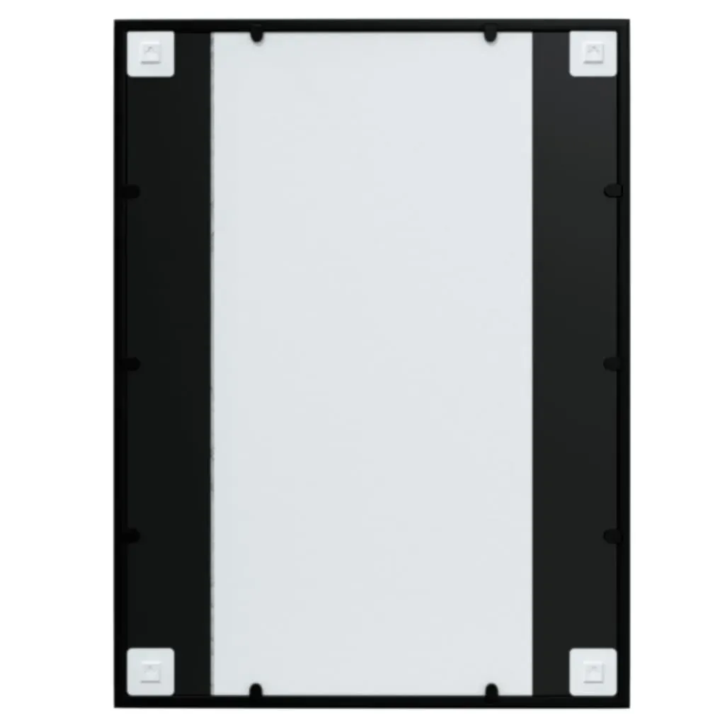 Wall Mirrors 2 pcs Black 80x60 cm Metal Price