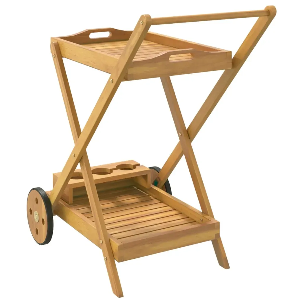 Tea Trolley 54x87x90 cm Solid Wood Acacia Price