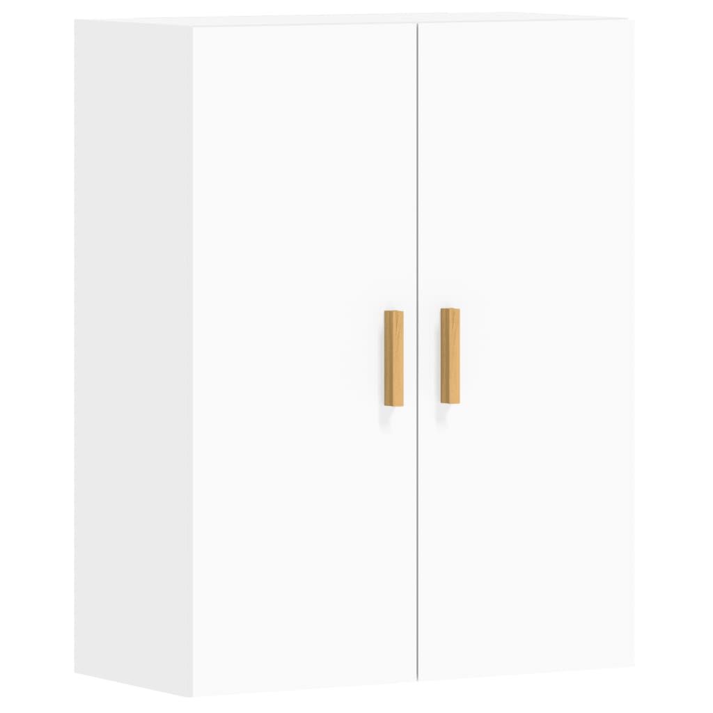 Wall Mounted Cabinets 2 pcs White Engineered Wood Price
