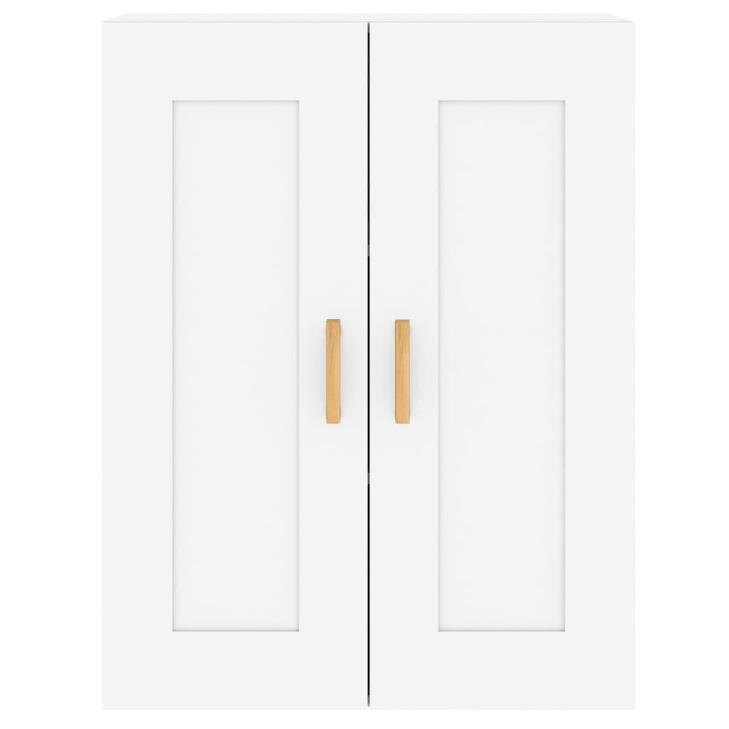 Wall Mounted Cabinets 2 pcs White Engineered Wood Price