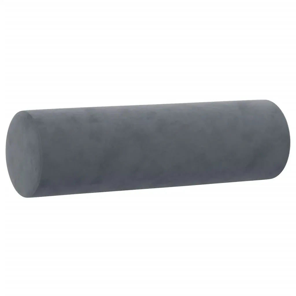 2-Seater Sofa with Throw Pillows Dark Grey 140 cm Velvet Price