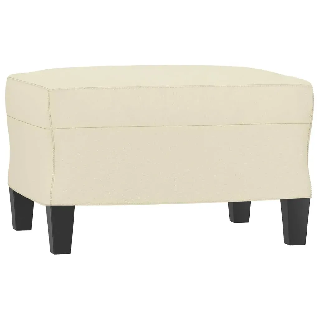 4 Piece Sofa Set with Cushions Cream Faux Leather Price