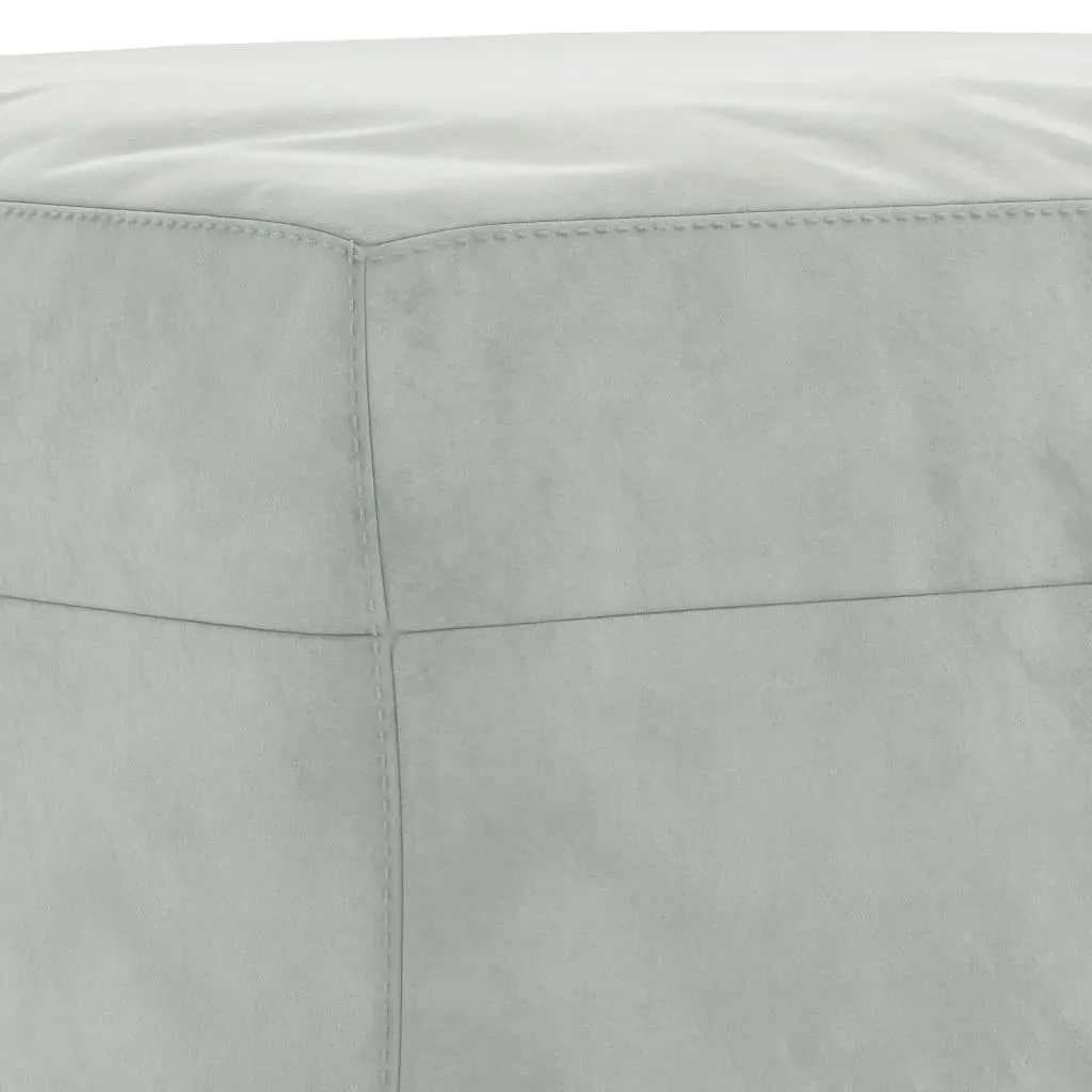 3 Piece Sofa Set with Cushions Light Grey Velvet Price