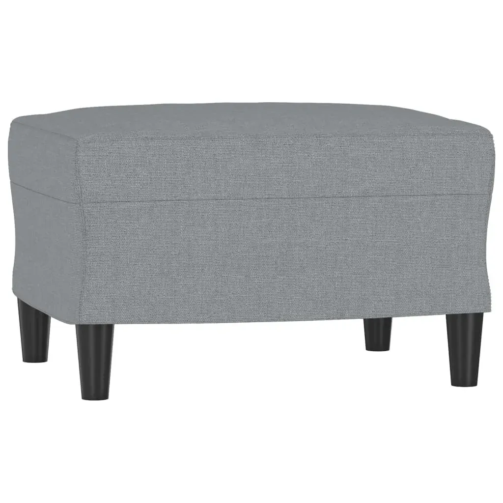 4 Piece Sofa Set with Pillows Light Grey Fabric Price