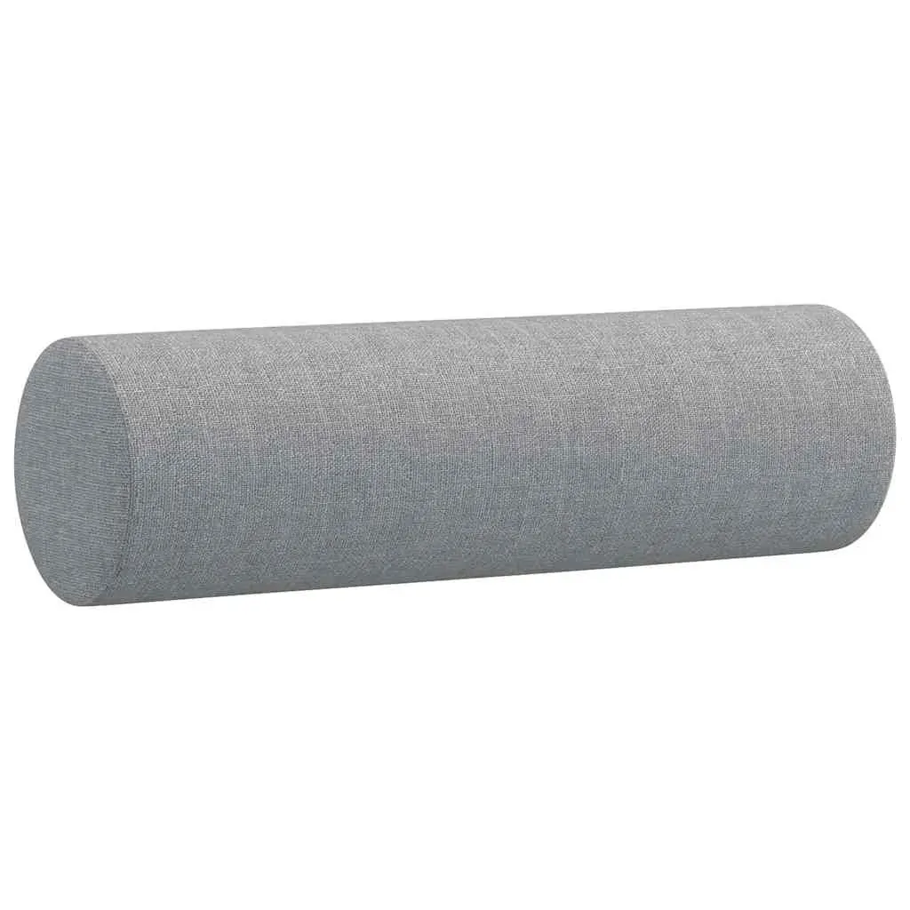 2 Piece Sofa Set with Pillows Light Grey Fabric Price