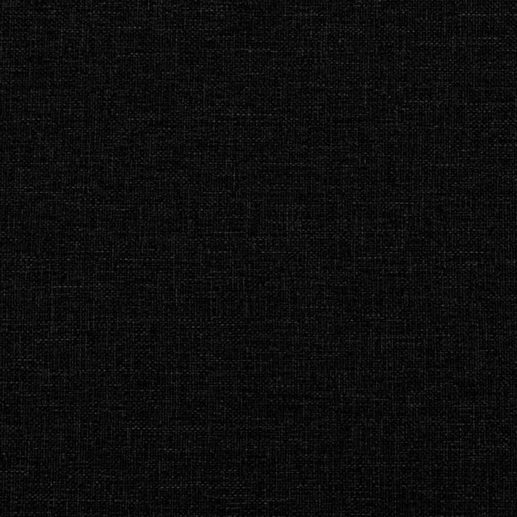 2 Piece Sofa Set with Pillows Black Fabric Price