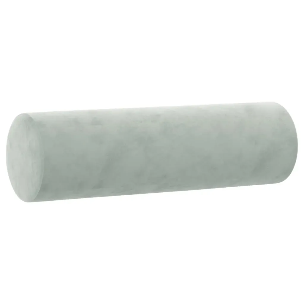 3 Piece Sofa Set with Pillows Light Grey Velvet Price
