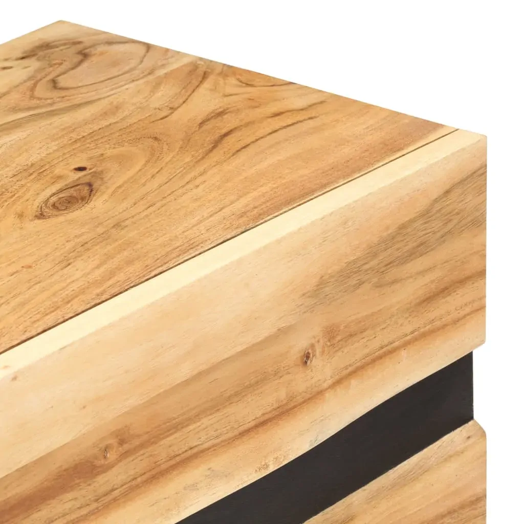 Sideboard 120x30x75 cm Solid Acacia Wood Price